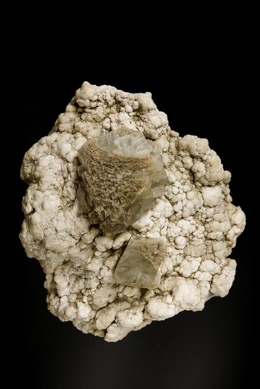 TUNELLITE on ULEXITE